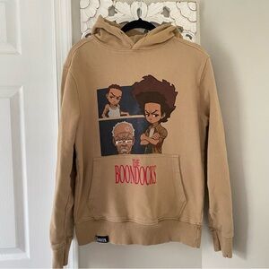 Boondocks Comics Men's Graphic Hooded Sweatshirt Sz Medium